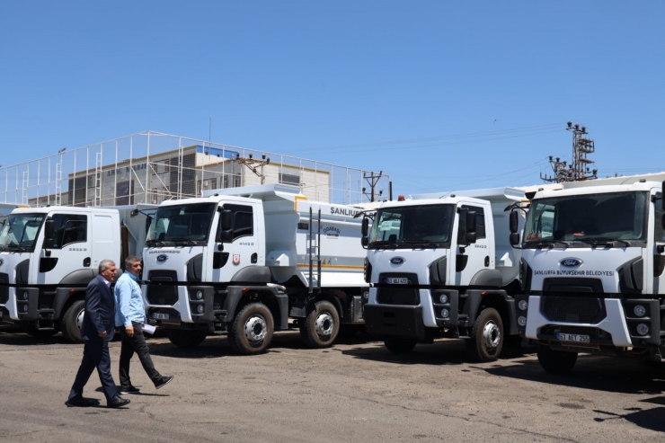 Şanlıurfa’da Belediye 40 Yeni Araç Aldı