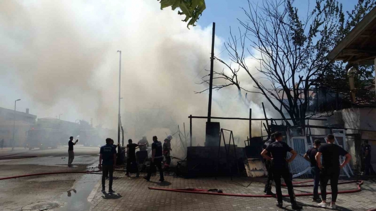 Malatya’da Korkutan Yangın