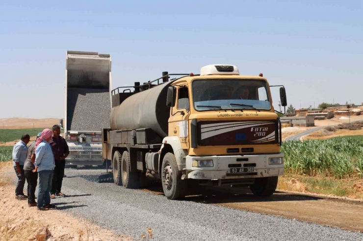 Kırsal Yollar Büyükşehir İle Asfaltla Buluşuyor