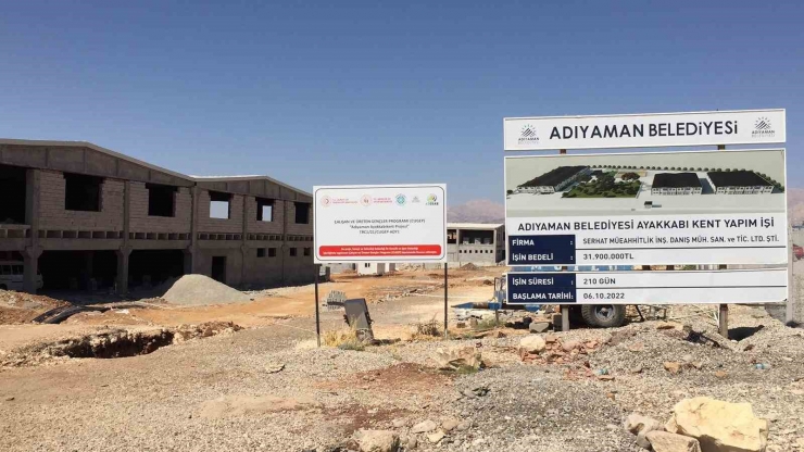 Adıyaman Ayakkabı Kent İnşaatı Hızla Devam Ediyor