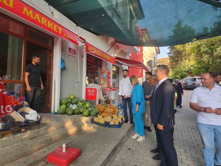 Milletvekili Ölmeztoprak, Doğanyol’da Esnaf Ve Vatandaşların Taleplerini Dinledi