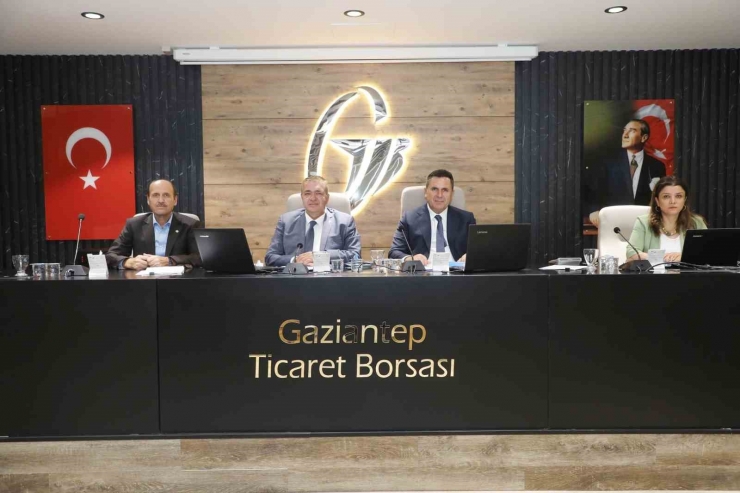 Gaziantep Ticaret Borsası Eylül Ayı Meclis Toplantısı Yapıldı