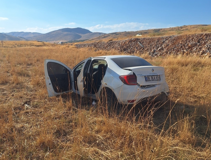 Malatya’da Otomobil Takla Attı 1 Yaralı