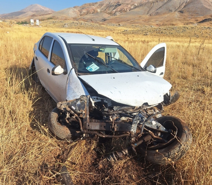 Malatya’da Otomobil Takla Attı 1 Yaralı