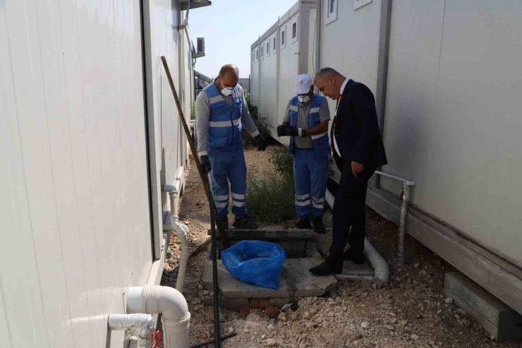 Diyarbakır’da Konteyner Kentte Kış Öncesi Altyapı Hazırlıkları Yapılıyor