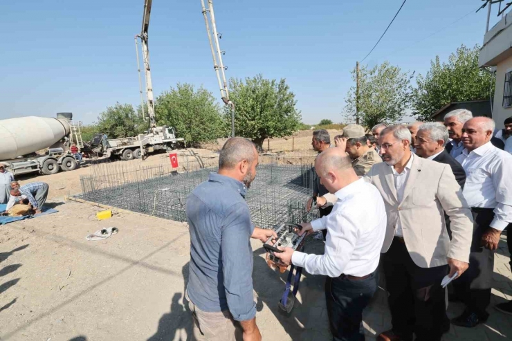 Musa Ve Sabiha Gülmez Kur’an Kursu Ve Taziye Evinin Temeli Atıldı