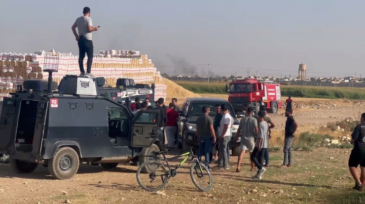 Suriye’den Atılan Havan Mermisi Mısır Tarlasına Düştü