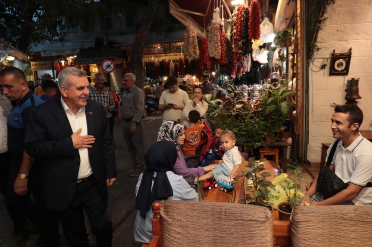 Beyazgül Çarşı Esnafıyla Bir Araya Geldi