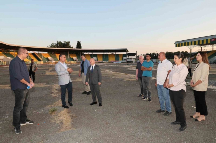 Adıyaman Atatürk Stadyumunda Bakım Ve Onarım Çalışmaları Başlıyor