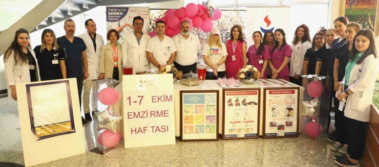 Sanko Üniversitesi Hastanesi’nde “emzirme Haftası” Etkinliği