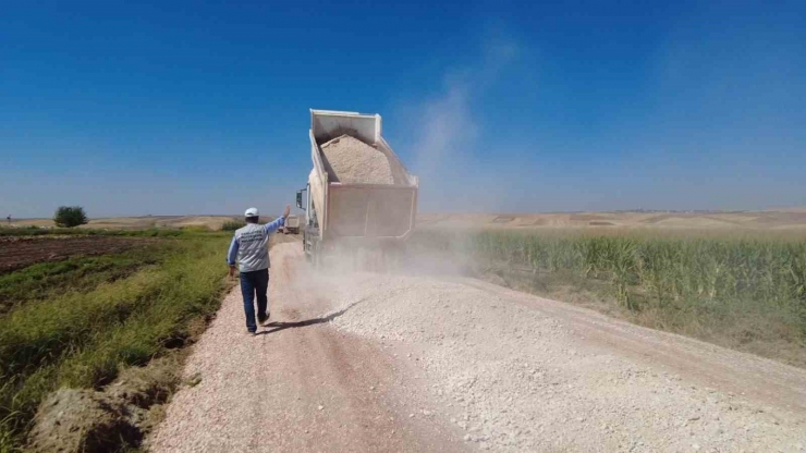 Şanlıurfa Bozova’da Sathi Asfalt Çalışması