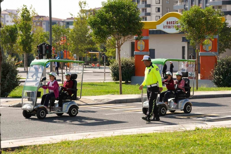 Şehitkamil Trafik Eğitim Parkı’nda Eğitimler Başladı