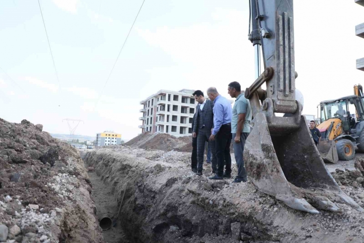 Yenişehir İlçesinde İçme Suyu Ve Kanalizasyon Çalışmaları Sürüyor