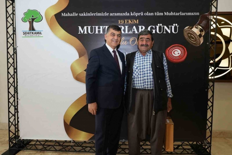 Fadıloğlu Ve Kaymakam Yamlı, Muhtarlar Gününü Kutladı