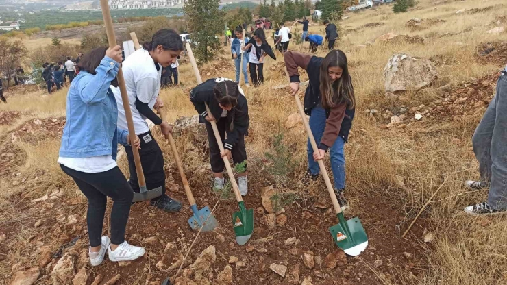 Cumhuriyet’in 100. Yılında Öğrenciler Fidan Dikti