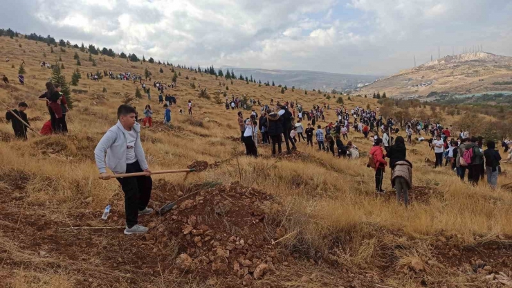 Cumhuriyet’in 100. Yılında Öğrenciler Fidan Dikti