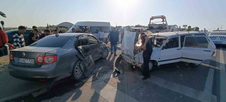 Birecik’te Trafik Kazası: 3 Yaralı