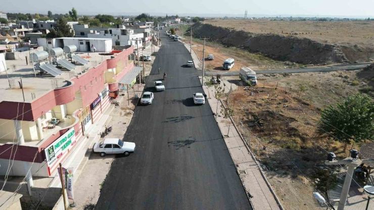 Büyükşehirden Harran’da Sıcak Asfalt Çalışması