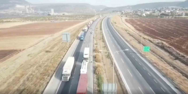 Gaziantep’te Dron Destekli Trafik Denetimi