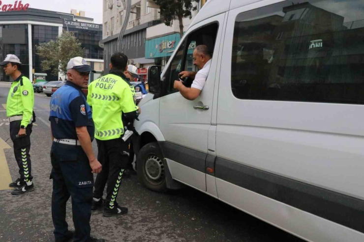 Zabıtadan Okul Servislerine Yönelik Denetim