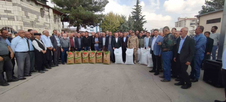 Çiftçiye 392 Ton Tohumluk Dağıtıldı