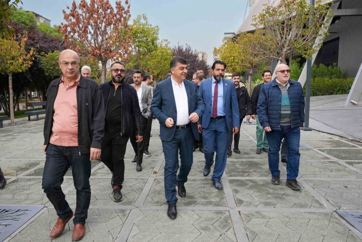 İş Adamları D.t. Şehitkamil Sahnesi Ve Agro Park’ı İnceledi