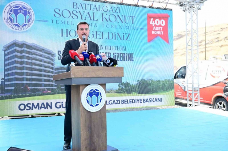 Battalgazi’de 400 Sosyal Konutun Temeli Atıldı