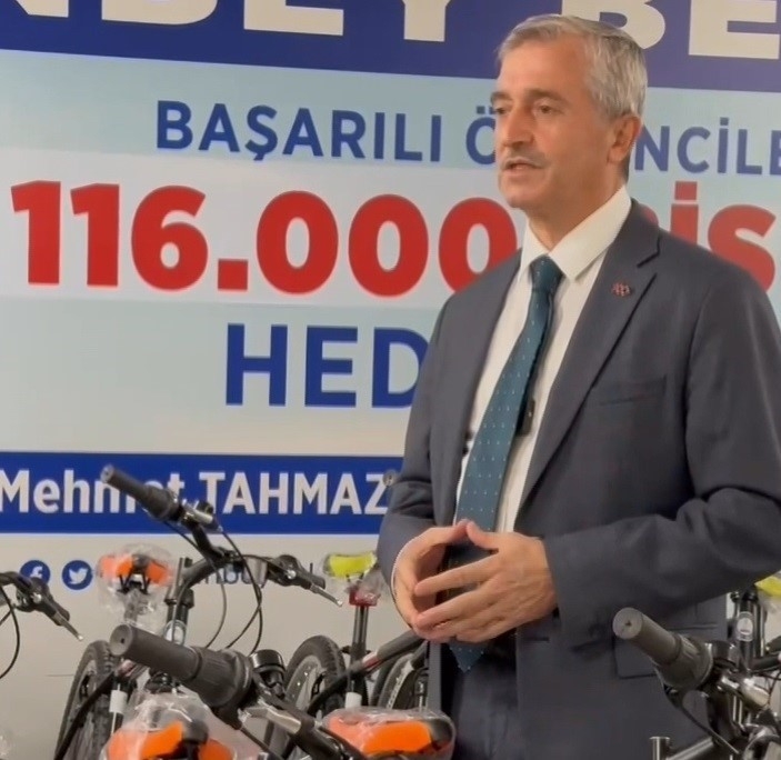 Şahinbey’de Başarılı 116 Bin Öğrenciye Bisiklet