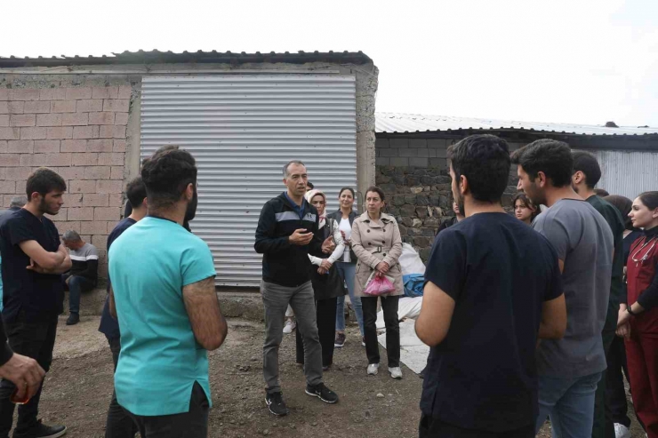 Diyarbakır’da Veteriner Hekim Adayları Saha Çalışmalarına Katıldı