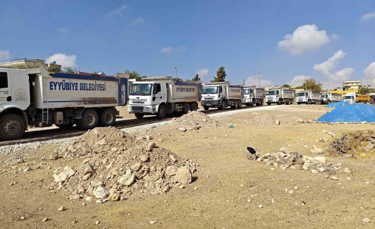 Eyyübiye’nin Batı Kırsalında Asfalt Çalışmaları Devam Ediyor