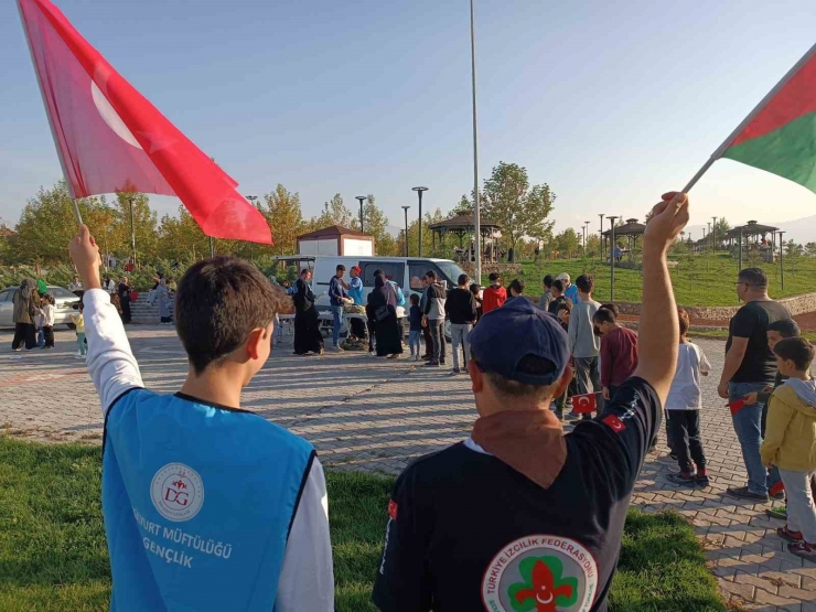 Malatya’da Filistin’e Destek Yürüyüşü