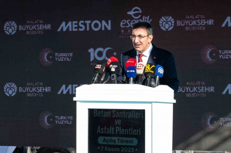 Malatya’da Beton Santralleri Ve Asfalt Plentleri Törenle Hizmete Girdi