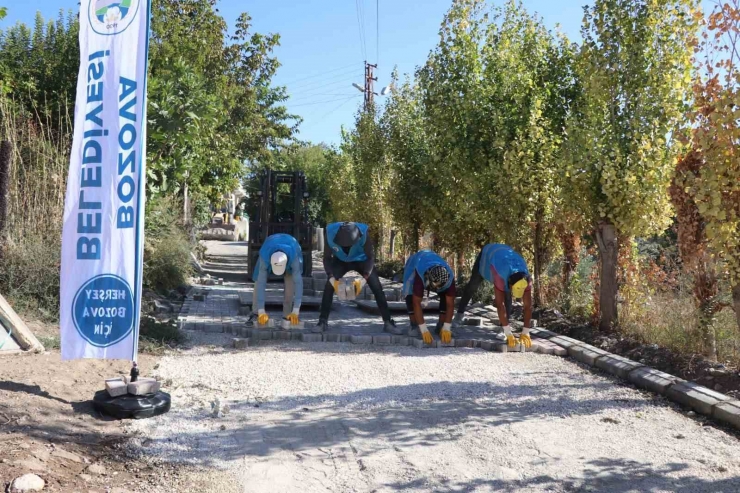 Bozova’da Üst Yapı Çalışmaları Devam Ediyor