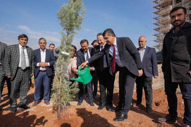 Şehitkamil’in 27. Ormanına Can Suyu Verildi