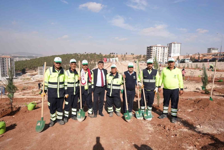 Şehitkamil’in 27. Ormanına Can Suyu Verildi