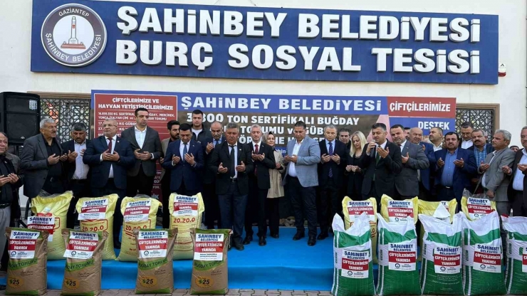 Şahinbey’den Çiftçiye Büyük Destek