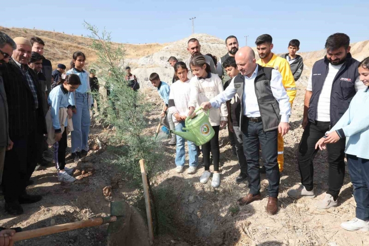 Milli Ağaçlandırma Günü’nde Fidanlar Toprakla Buluştu