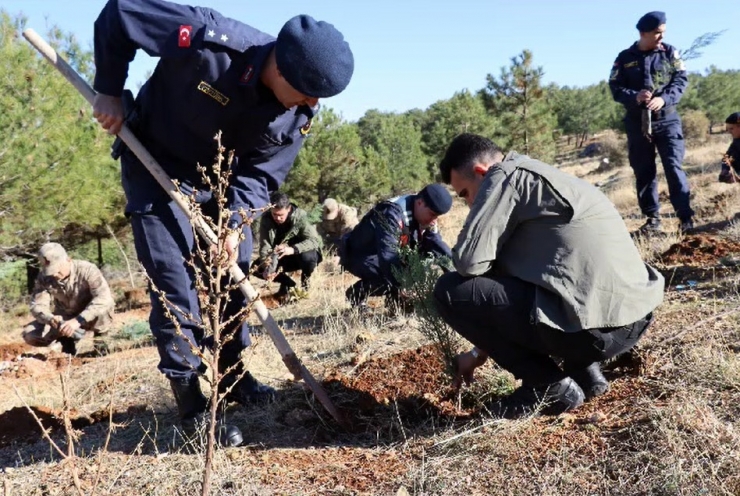 Jandarma 100. Yıla Özel 100 Fidan Dikti