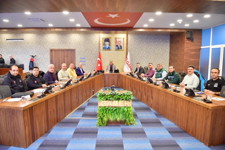 Diyarbakır’da Sağanak Yağışa Karşı Tedbir Toplantısı