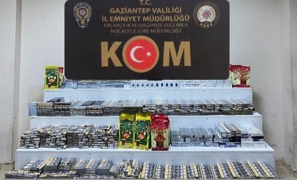 Gaziantep’te Gümrük Kaçağı Ve Sahte Ürün Operasyonu