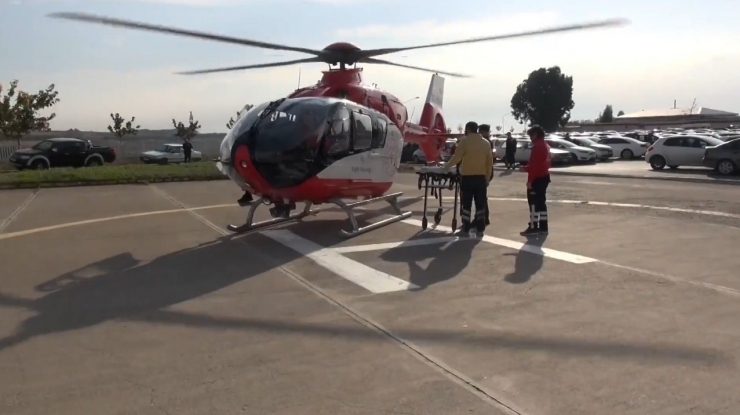 Şırnaklı Hasta Ambulans Helikopter İle Şanlıurfa’ya Getirildi