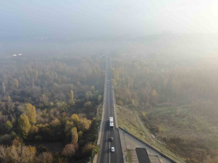 Diyarbakır’da Sis Altında Kalan Hevsel Bahçeleri Dron İle Görüntülendi