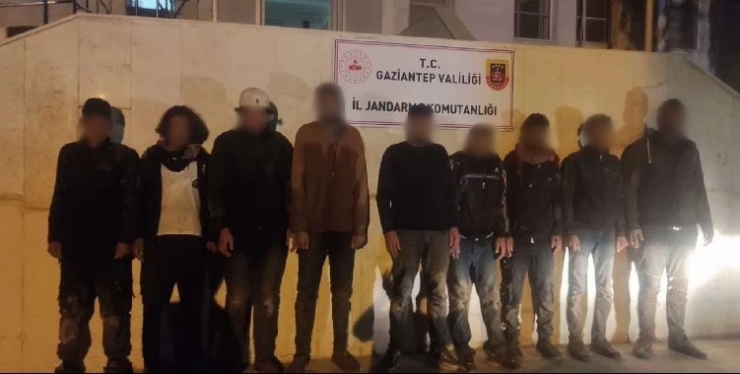 Gaziantep’te 45 Düzensiz Göçmen Yakalandı