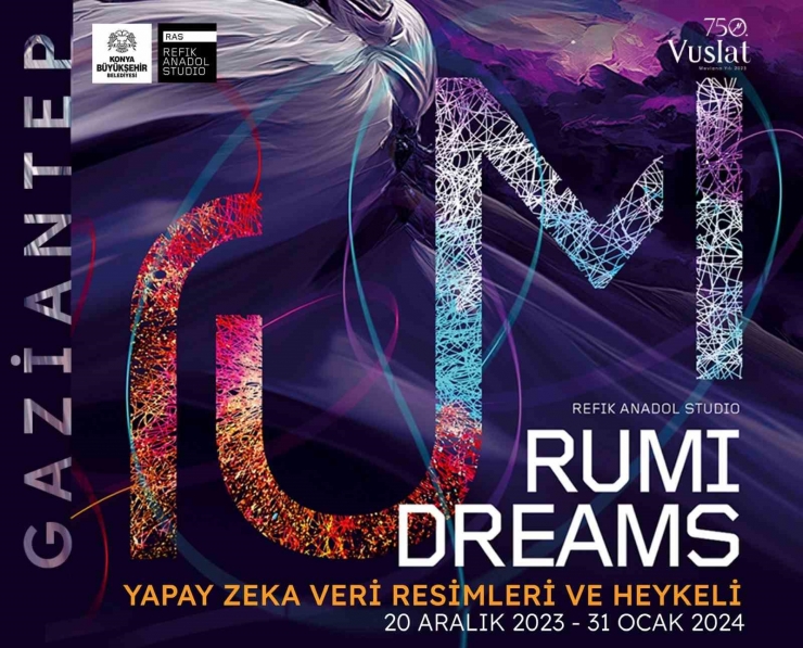 Büyükşehir Ev Sahipliğinde Refik Anadol’un “rumı Dreams” Sergisi Kapılarını Açıyor