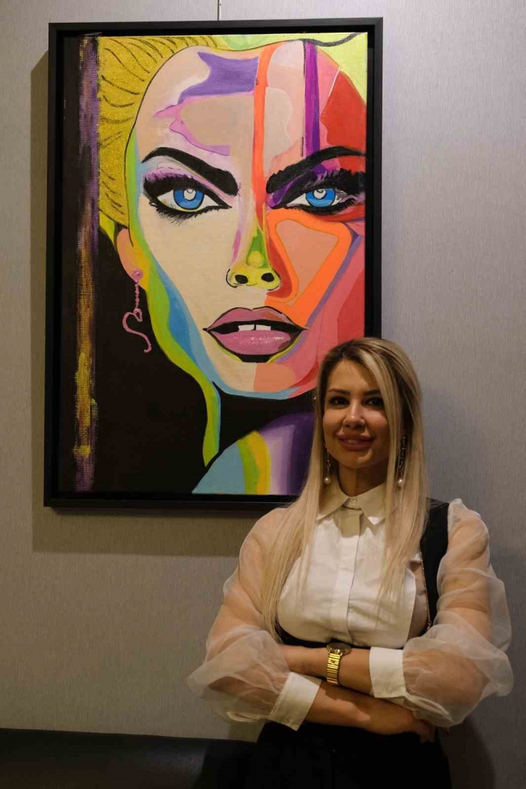 Ressam Ebru Güve İlk Kişisel Resim Sergisini Açtı