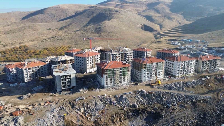 Malatya’da Toki Deprem Konutları Hızla Yükseliyor