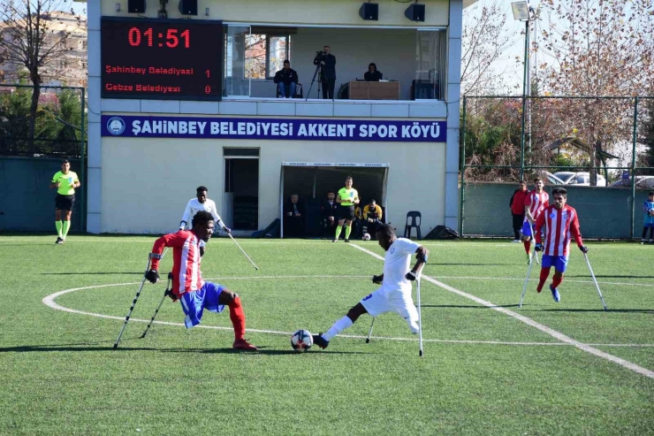 Şahinbey Ampute, Gebze Belediye Spor’u 4-0 Mağlup Etti