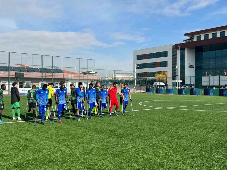 Şahinbey Ampute Futbol Takımı Konya Deplasmanından Galibiyetle Döndü 4-0