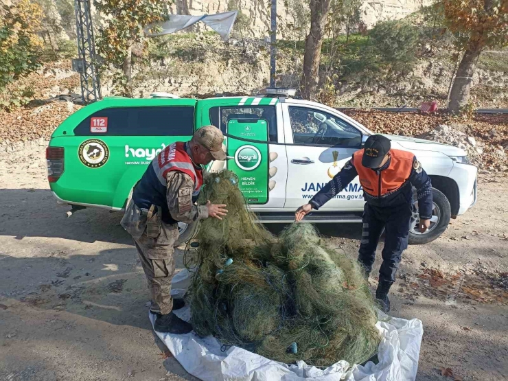 Kullanımı Yasak Ağ İle Avcılık Yapan Şahsa Para Cezası