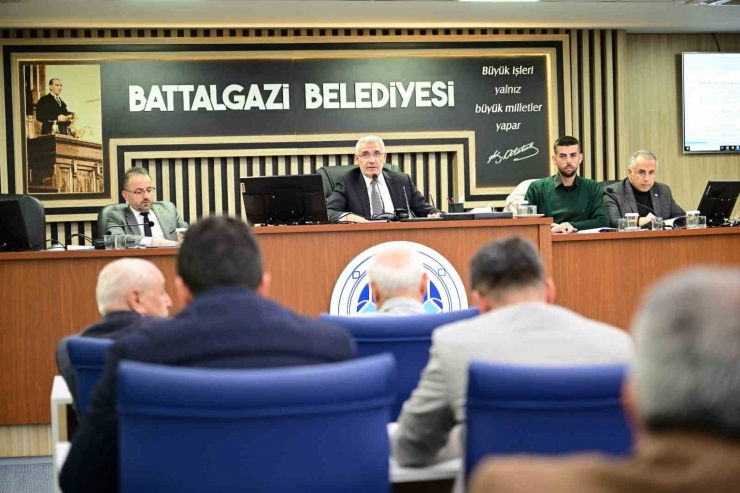 Battalgazi Belediye Meclisi, Yılın İlk Olağan Meclis Toplantısını Tamamladı